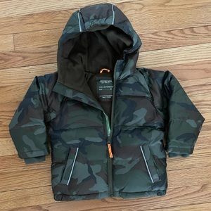 JCrew Crewcuts Toddler Camo Down Coat